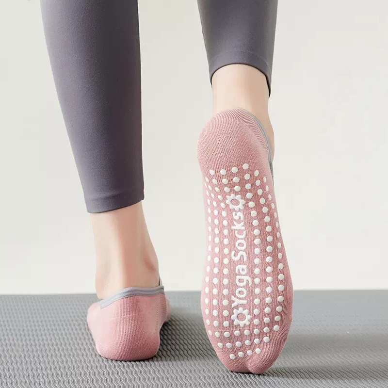 通気性タオル底ヨガソックス女性シリコーンノンスリップ包帯ピラ - Pilate Yoga Workout のレビューと価格